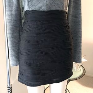 Sparkle & Fade Black Mini Skirt